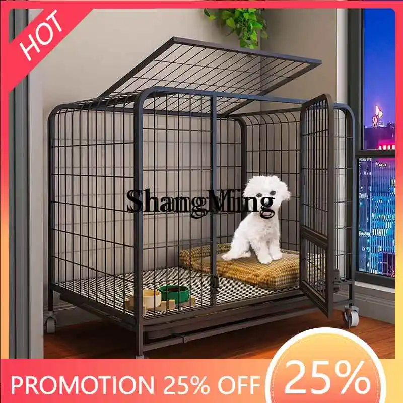 

CL Cage Small Dog Medium Dog Fence Indoor with Toilet Separation Pet Corgi Teddy Home Fence