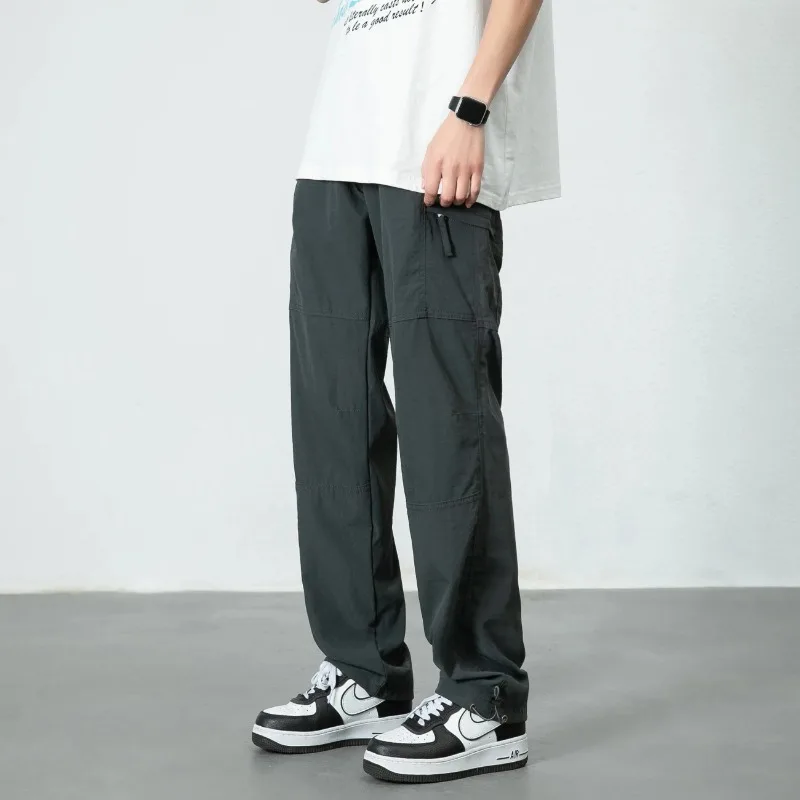 سراويل كاجوال للمشي لمسافات طويلة على الطراز الأمريكي للرجال مقاومة للرياح ومقاومة للماء وسريعة الجفاف للمشي لمسافات طويلة #4