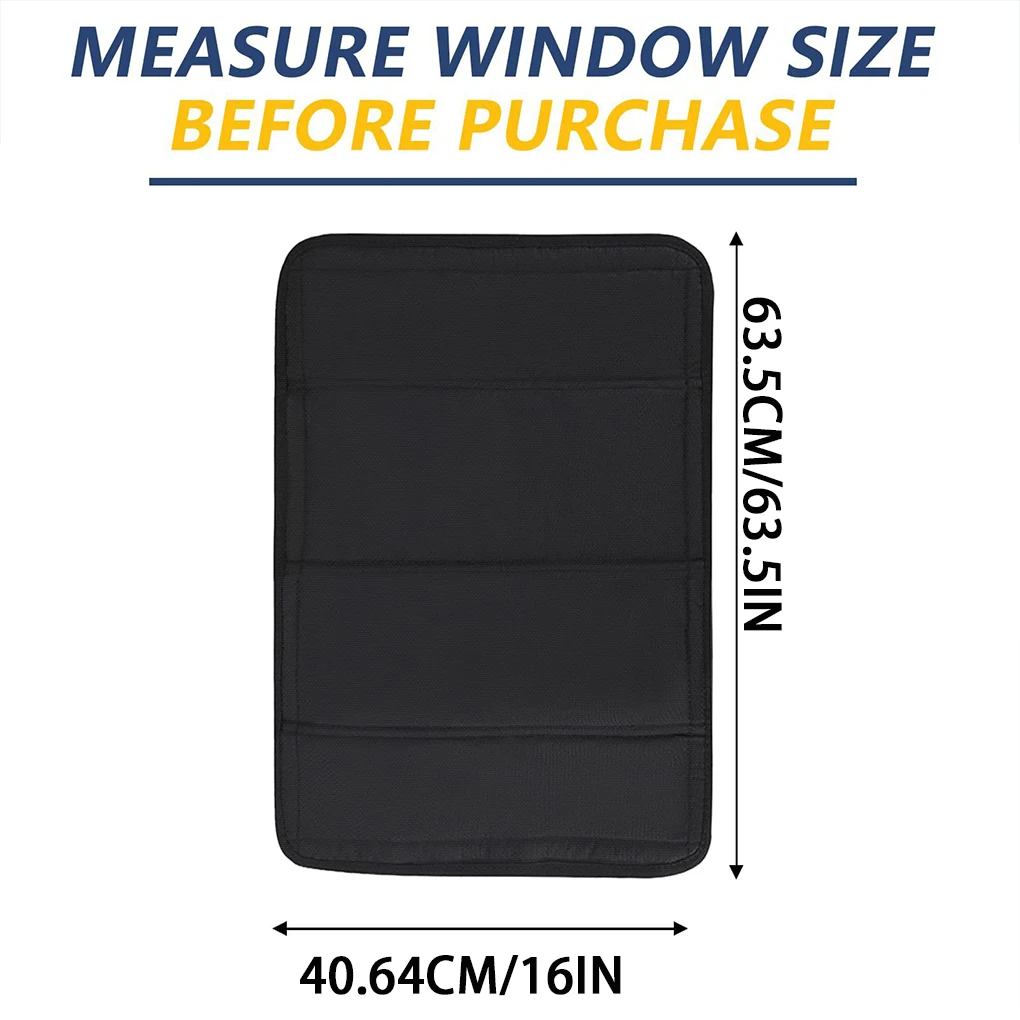 

Black Folding RV Window Sunshade Exclusive Room Sunshade RV Door Sunshade Blackout Curtains For Rv Accessories