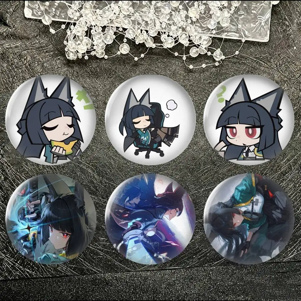 Miyabi ZZZ  Brooch Metal Badge Brooch, Fashion Decorative Pins for Hat Bag Clothing Decoration Gift