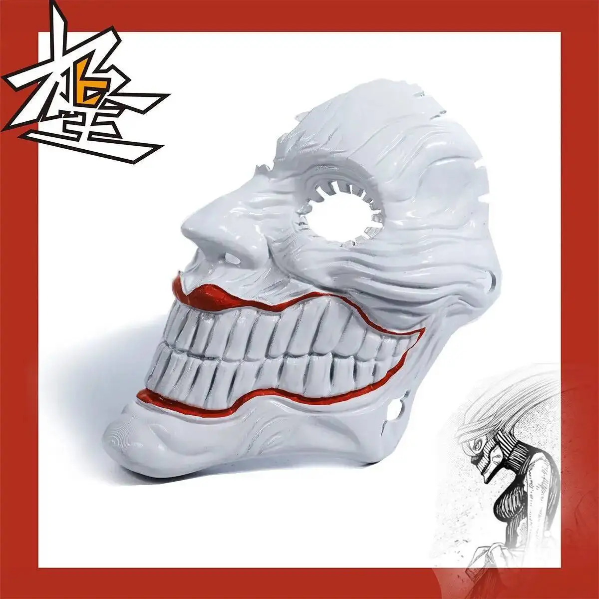 

Anime GAME DA DAN Shiratori Airaanime Cosplay Costume Masks Prop Adult Face Mask Halloween Party Accessories