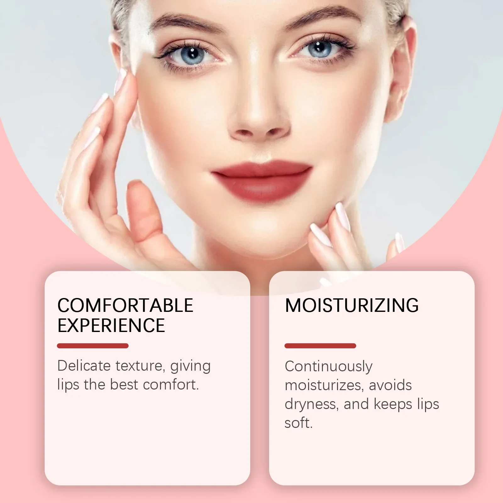 Moisturizing Tear Pull Lipstick - Long Lasting Non-Stick Hydrating Lip Glaze Portable Lip Care Makeup Gloss