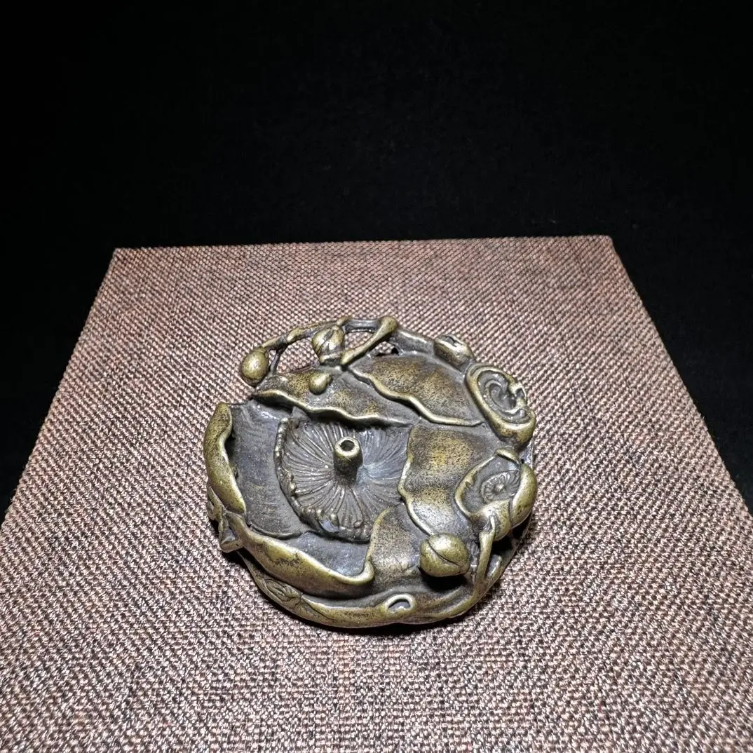 Lotus pond lotus leaves incense burner Sticks Holder Statue for Tea Home Decor Ornaments