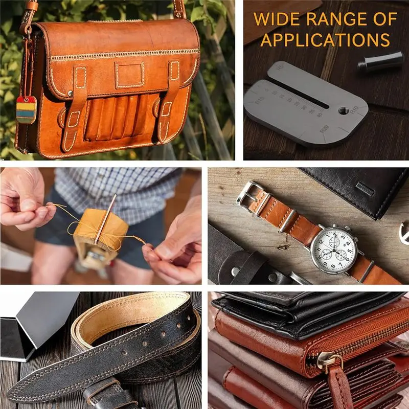 ABCA-Leather Stitching Punch Aid Plate Leather Working Tools For Pull Up Prongpunch Leather Crafting Tools Claw Punch Partner