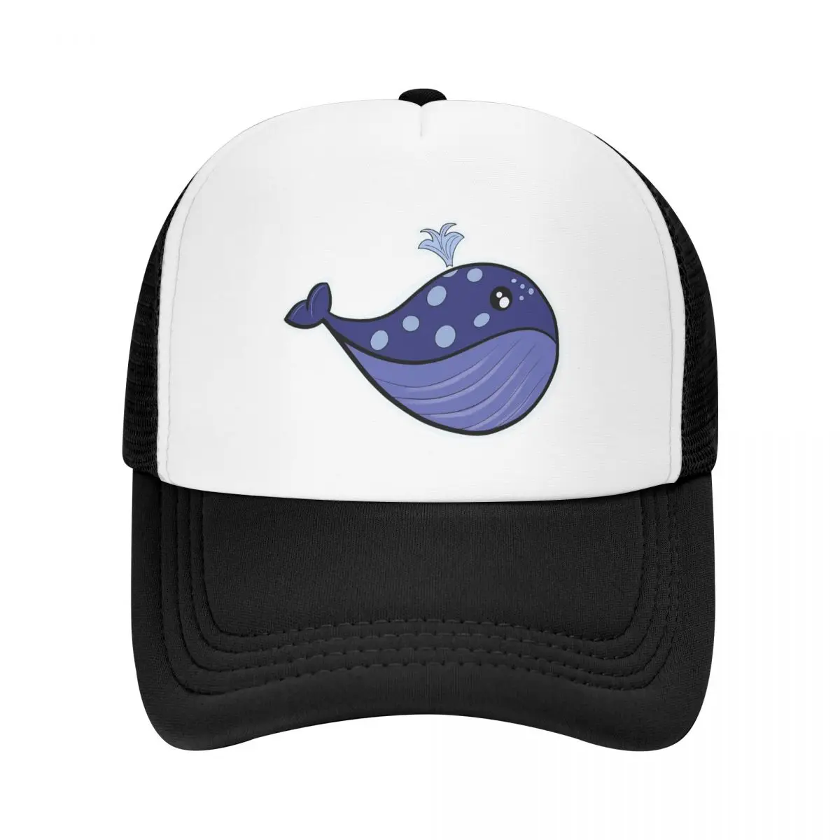 Cosmic Blue Whale Shark Cap Fashion Casual Mesh Baseball Caps Adjustable Hat Hip Hop Summer Unisex Baseball Hats Polychromatic