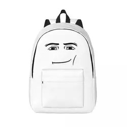 Funny The Man Face Cartoon for Teens Student School Bookbag Daypack Elementary High College Hiking