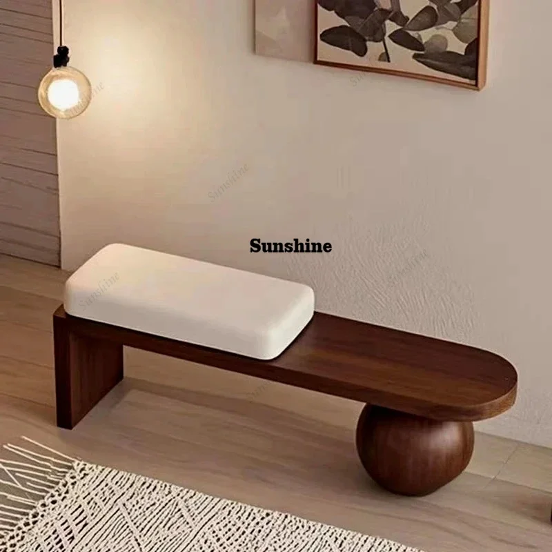 

YNordic Medieval Shoe Changing Stools Living Room Furniture Porch Shoe Ottomans Bedroom End Stool Cloakroom Bench