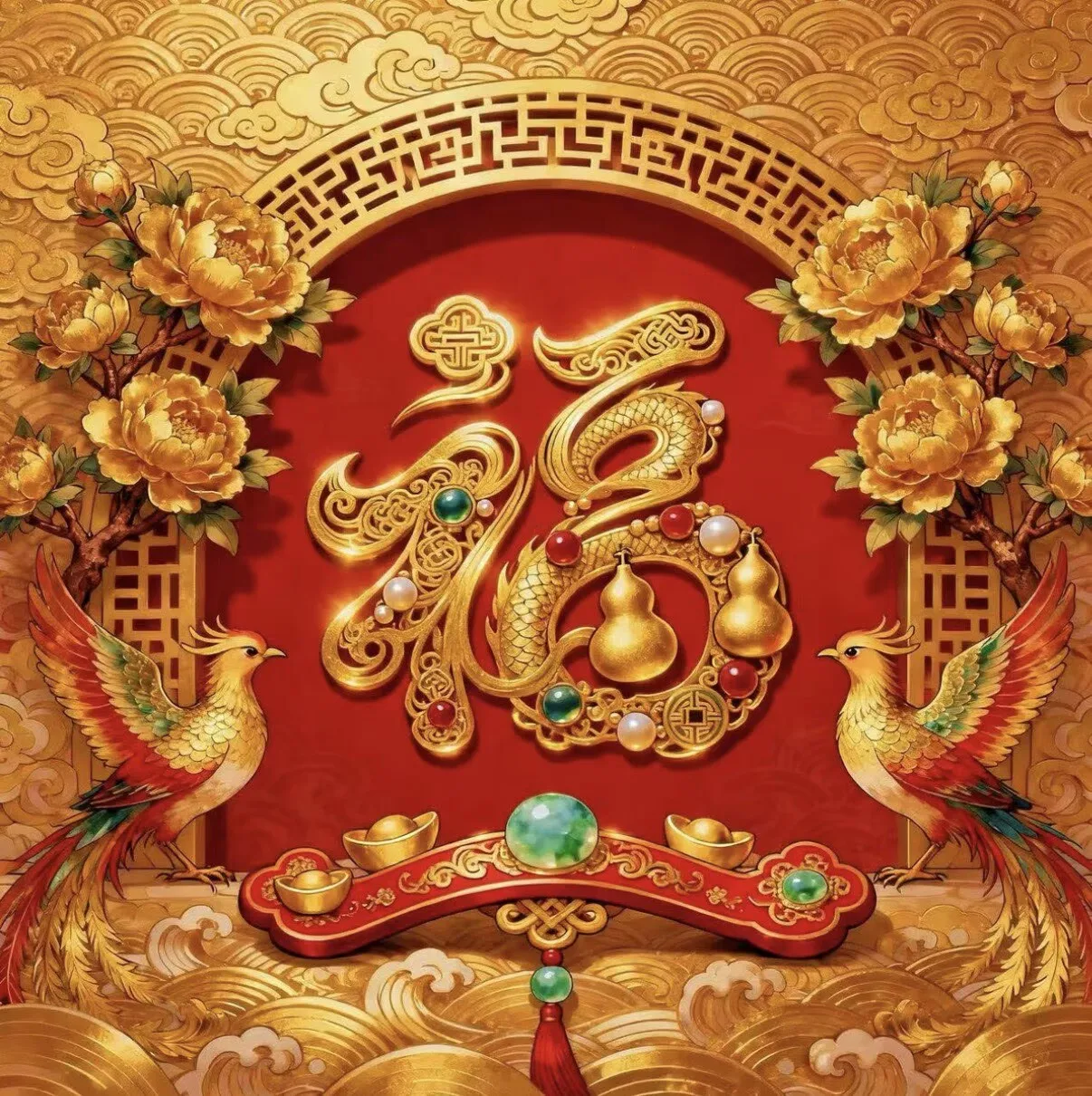 

9CT 11ct 60x60cm Blessing Embroidery DIY Printed Kits Cross Stitch Thread Needlework With needles threads