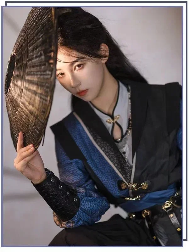 신상 남녀 신중국풍 민족 의상 니치 스타일리시 검객 코스프레 의상 가을 오리지널 젊은 감성 한복 세트