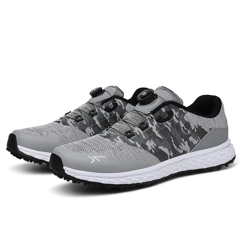 Golf Shoes Man Breathable Lightweight Luxury Golf Sneakers Outdoor Sports Walking Golfing Shoes Men Non-slip Athletic Footwear