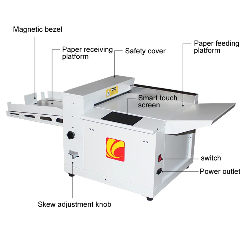 RD350A Multi-function Electric Paper  Book Cover creaser and perforated Cutting perforating and creasing machine