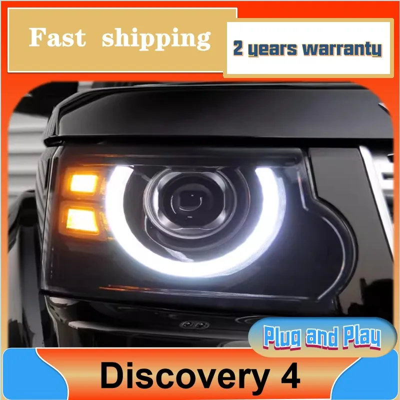 

Car Styling for Land Rover Discovery 4 Headlamps 2010-2017 Discovery 4 Head Light DRL Turn Signal Low High Beam Projector Lens