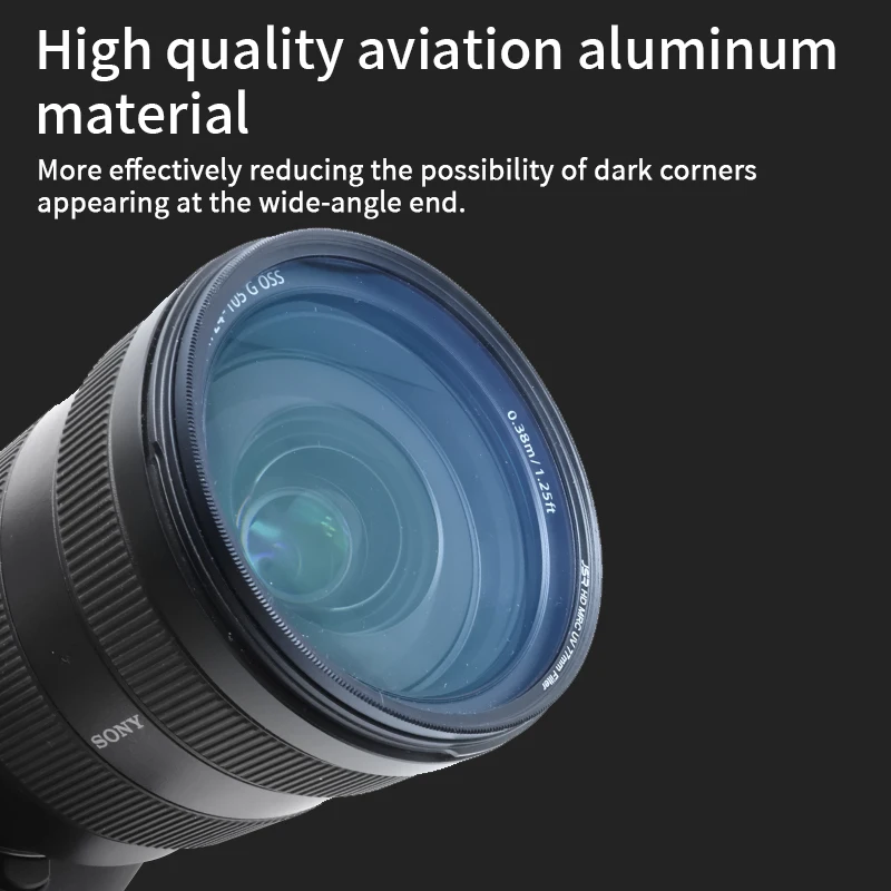 Suitable for Canon, Sony, Nikon DSLR camera filters, UV protective lenses, and protective photography lenses