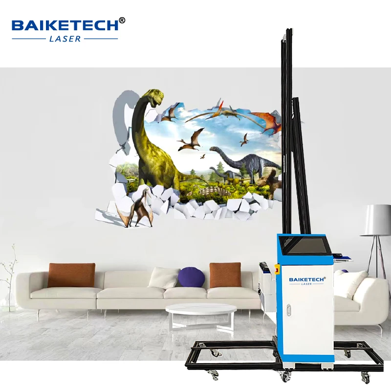 TH-UP200 طابعة حائط ثلاثية الأبعاد سهلة الاستخدام طباعة عالية الدقة عملية سهلة جدار الفن طابعة ثلاثية الأبعاد ديكور المنزل Craft بها بنفسك الحرفية