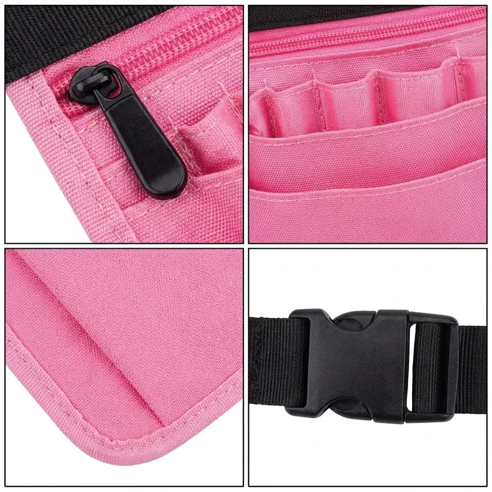 Black Waterproof Storage Bag Zipper Closures Adjustable And Removable Belt Comfortable To Wear Easy for Quick Release