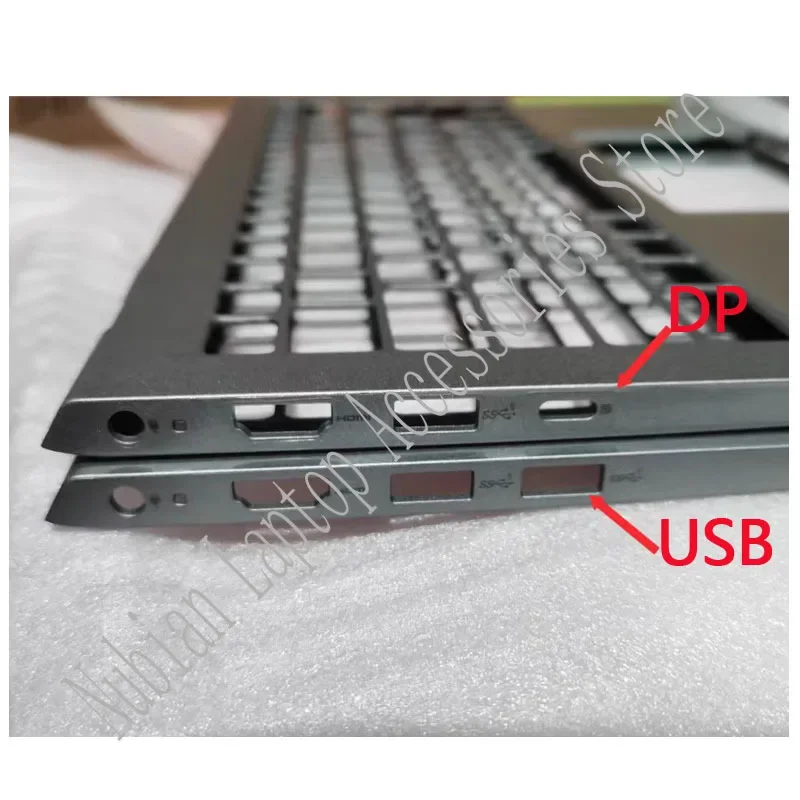 Baru untuk Dell Vostro V3420 P152G Aksesori Laptop pengganti penutup belakang Lcd/Bezel depan/Palmrest/bawah dengan LOGO