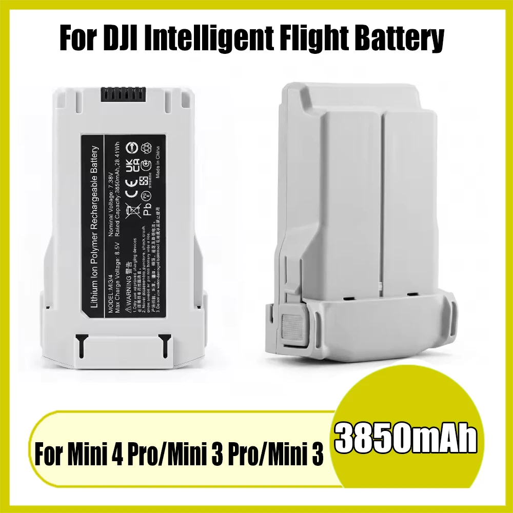3850 mAh Battery For Mini 4 Pro/Mini 3 Flight Time of 51 Minutes Compatible Mini 3/3Pro/4Pro Battery Replacement Accessories