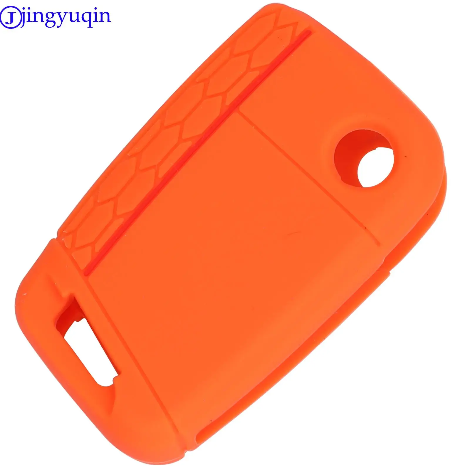 jingyuqin 3 Button Silicone Key Fob Cover Case For VW Polo 2016 Golf 7 MK7 For Skoda Octavia Combi A7 For SEAT Leon Ibiza CUPTRA