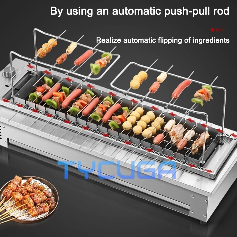 10/16 Grid Automatic Electric Grill Smokeless Barbecue Grill Table Top Portable Grill Indoor Carbon Free BBQ Hotplate Griddle