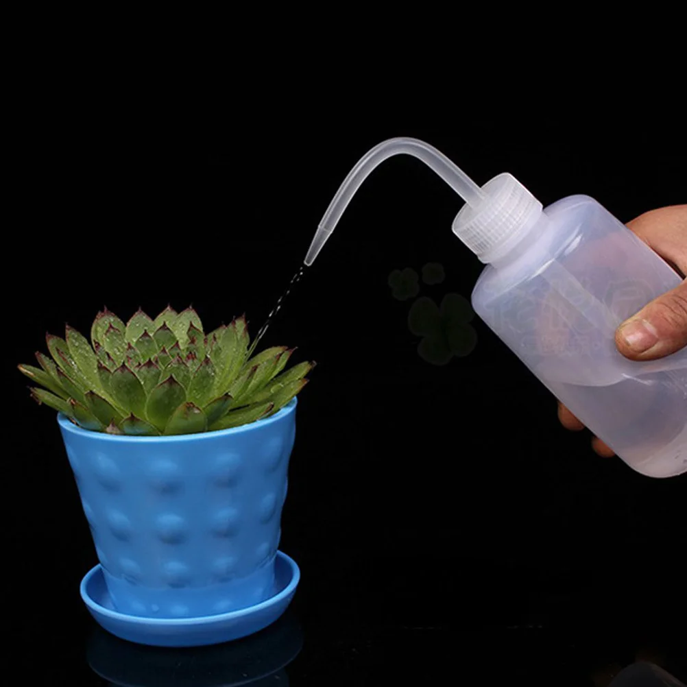 

6Pcs Squeeze Watering Bottle 500Ml Plant Watering Bottle Bending Nozzle Prevent Rot Root Scale Mark Indoor Outdoor Succulent