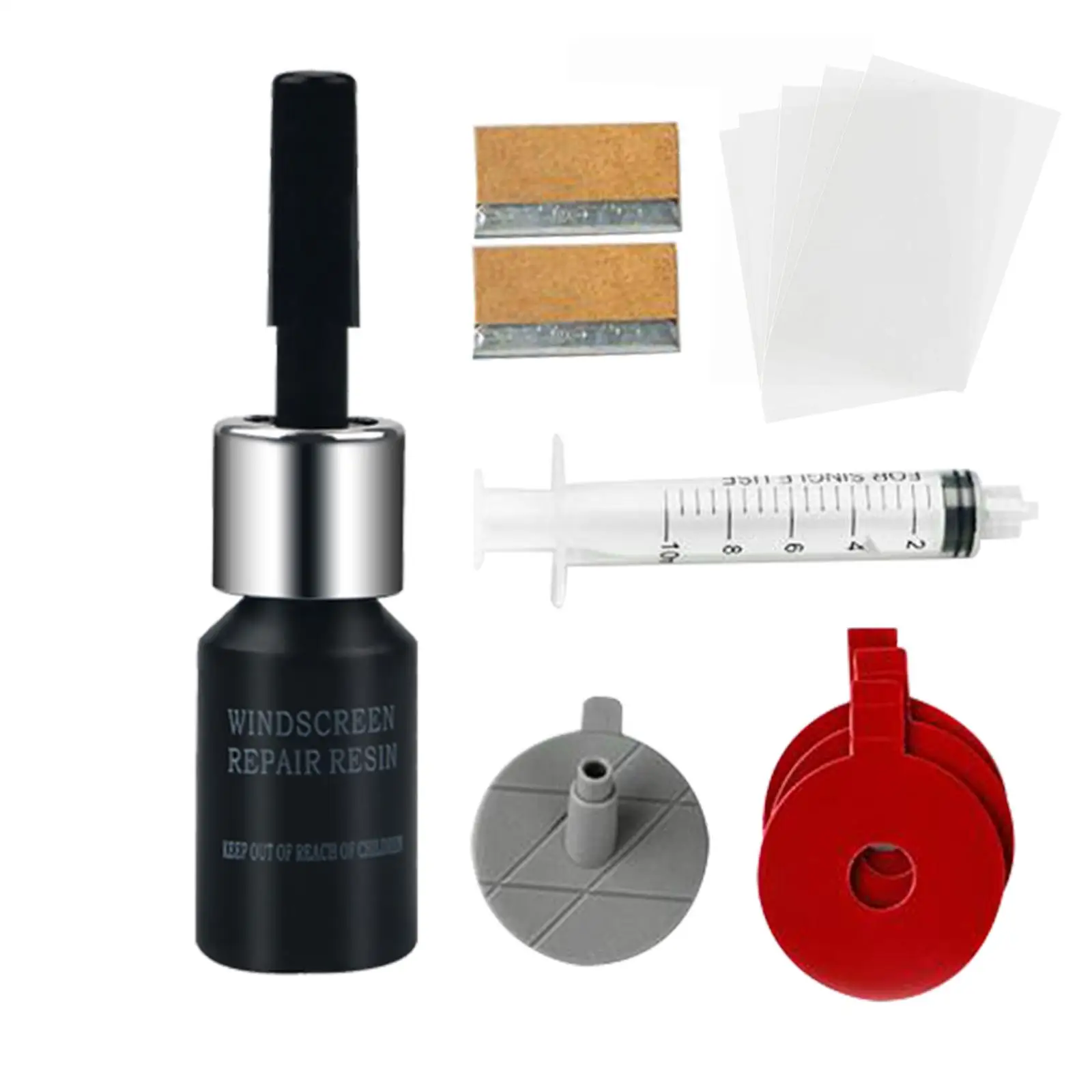 

Универсальный набор для ремонта трещин на лобовом стекле, набор инструментов для фиксации стекла автомобиля с смолой для автомобильного окна