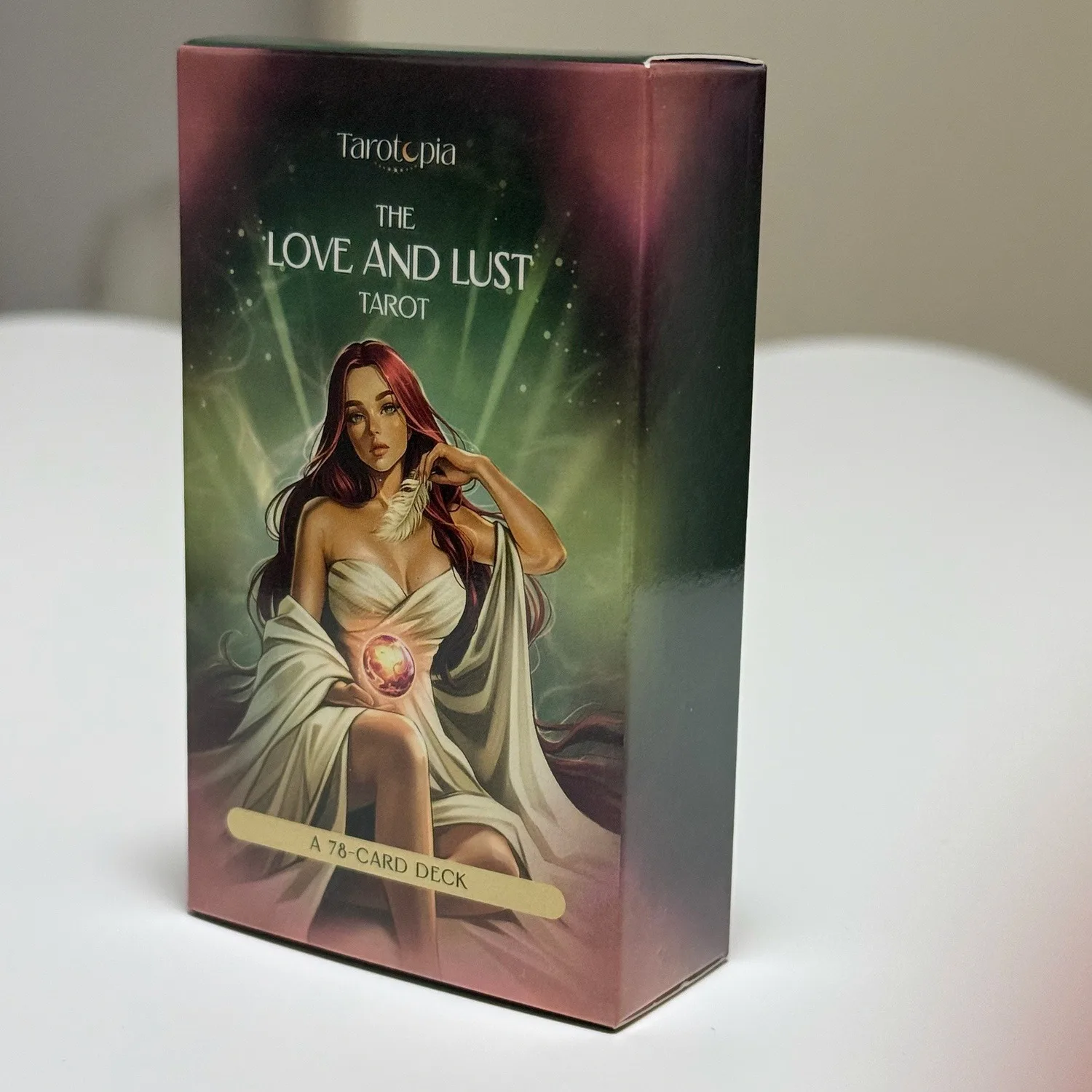 The Love and Lust Tarot English Version 78-Card Deck for Passion, Intimacy & Soulful Love Readings 10.3*6cm