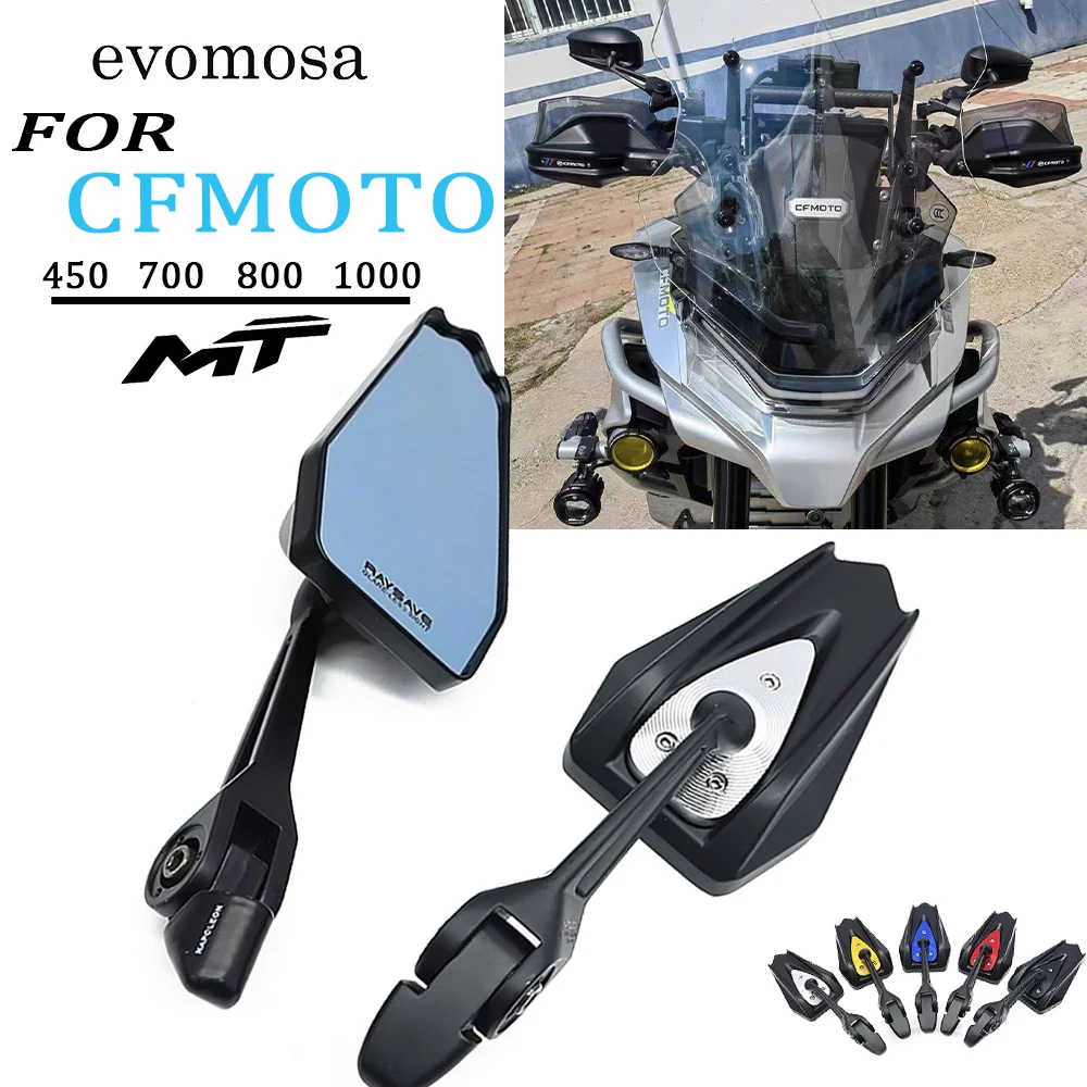 

FOR CFMOTO 450MT 800MT 1000MT 700MT 800MT-X CNC Aluminum Foldable Rearview Mirror Adjustable Side Mirror Motorcycle Accessories