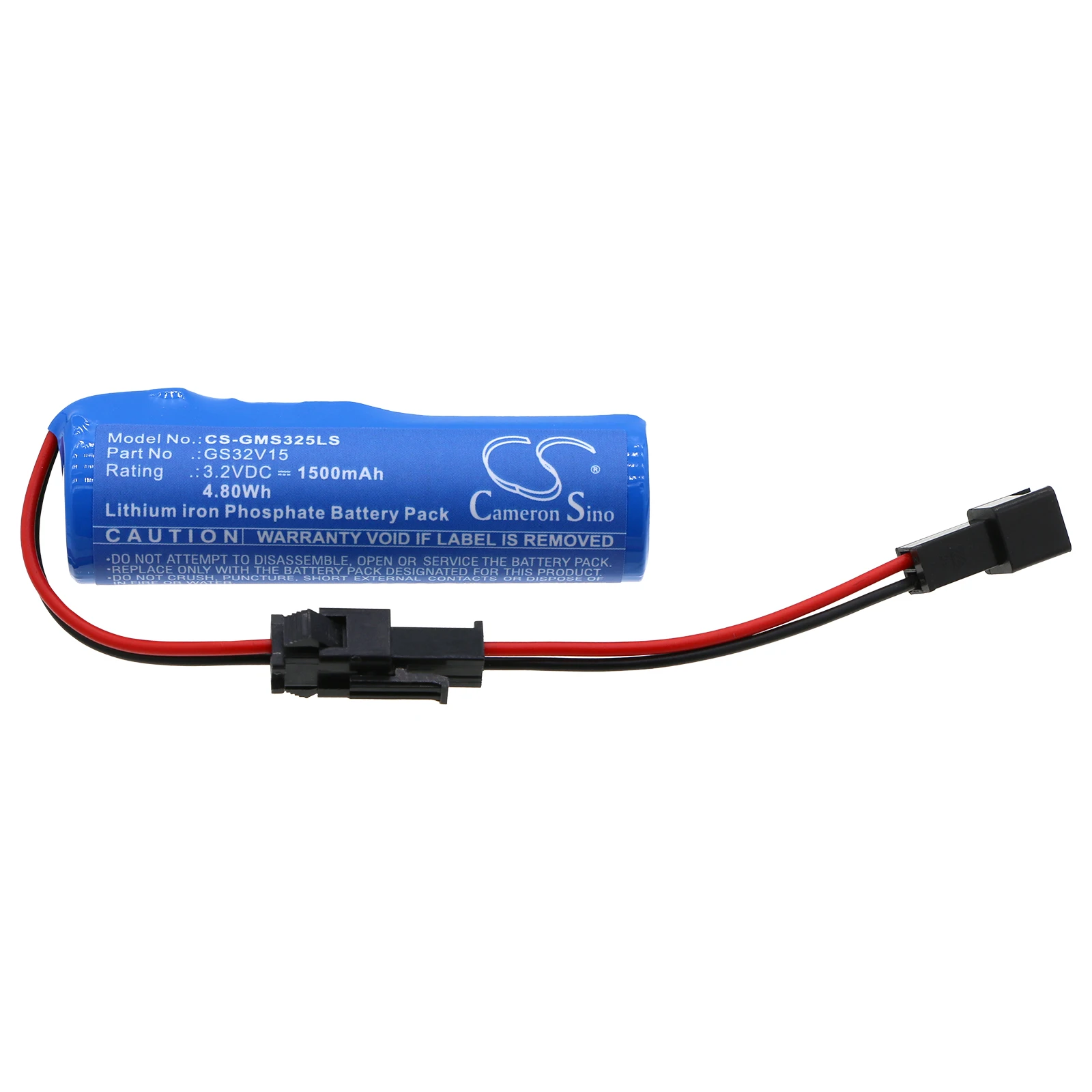 Battery for Gama Sonic Solar Coach Light 10001,Solar Barn Light 12201,Pagoda GS-104,Baytown GS-106 (1500mAh) 3.2V