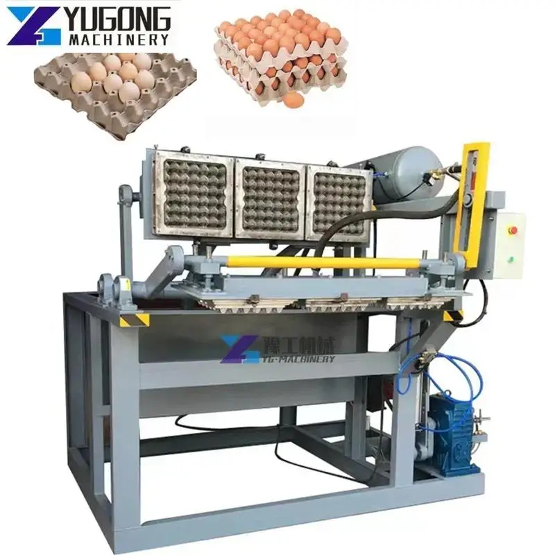 YG Egg Tray Machine Algeria Egg Tray Making Machine Semi-automatic Small Paper Egg Tray Making Machine