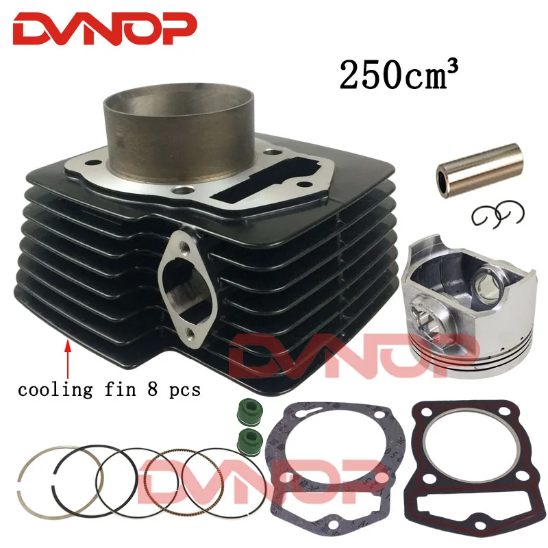 Motorcycle Cylinder Kit for CB250 CB 250 CBB250  250cc 69mm Off Road Dirt Bike KAYO CQR Engine Spare Parts