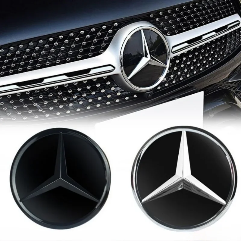 

3D ABS logo for Mercedes-Benz W167 GLC GLE CLS 2020 The front grille star logo badge mirror bottom