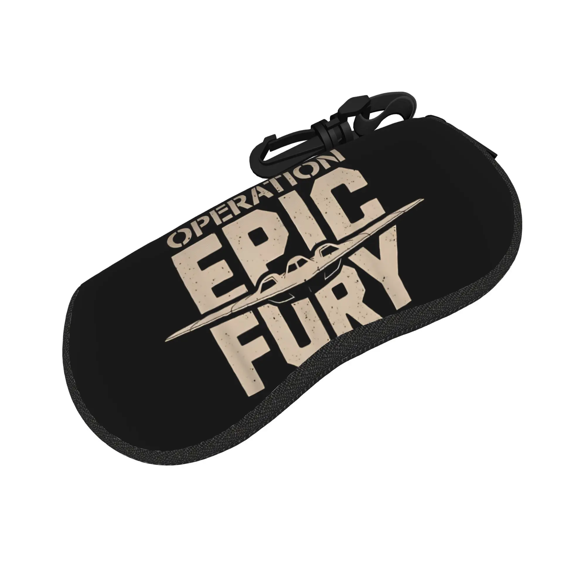 Operation Epic Fury  Glasses Case  Sunglasses Case Convenient Trend Eyewear Organizer Print Unisex Glasses Box