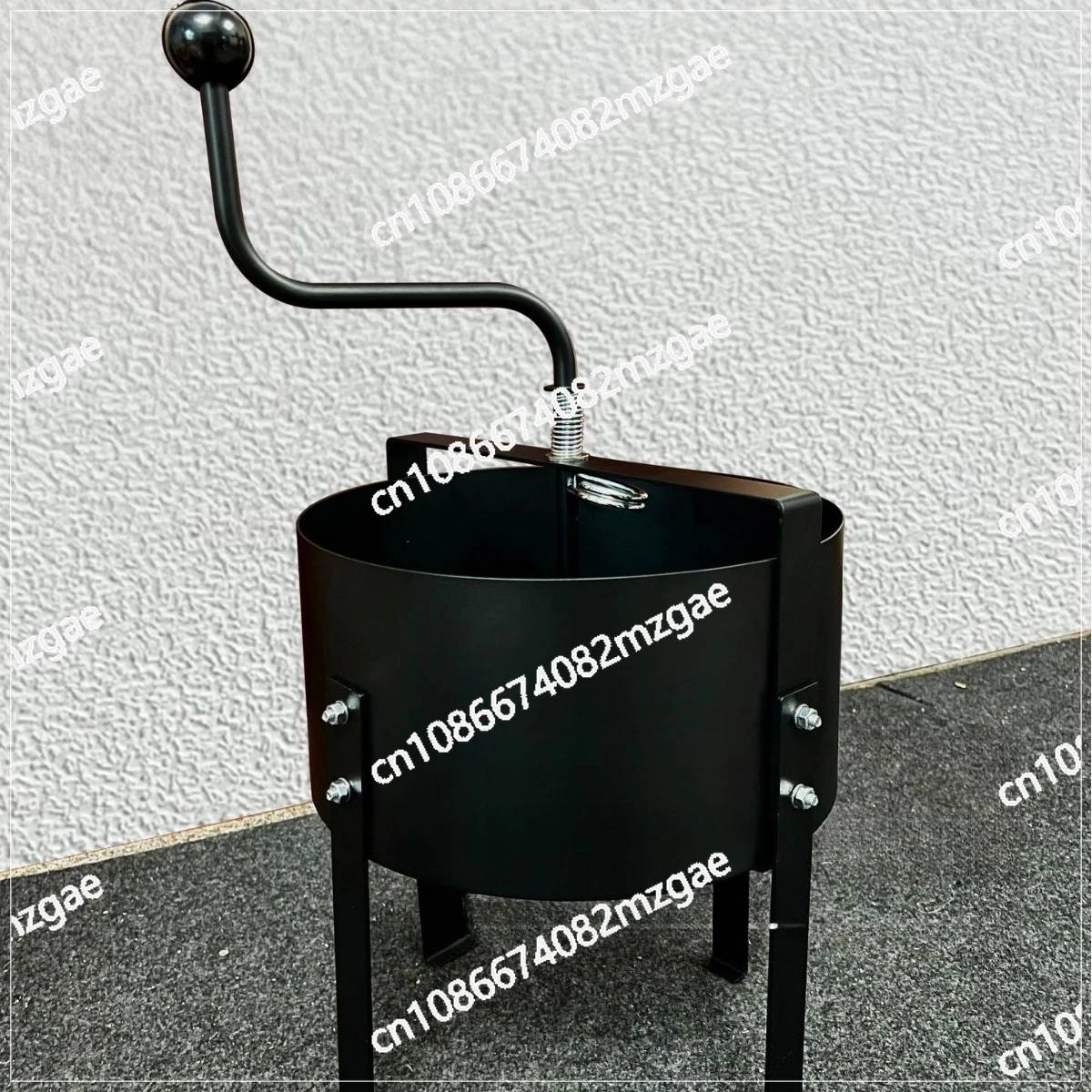 Rotating soil sieve Compost mesh sieve Filter Garden potted metal dust sieve