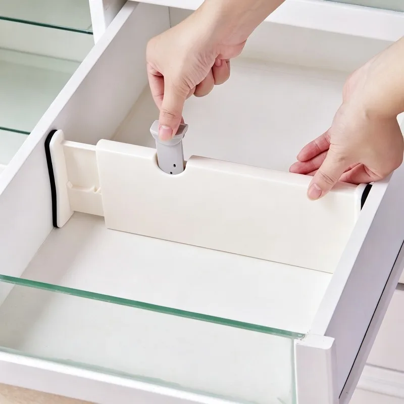 Telescopic Drawer Divider Adjustable Drawer Partition Board Home Storage Organizer for Sorting Sundries Shelf Divider