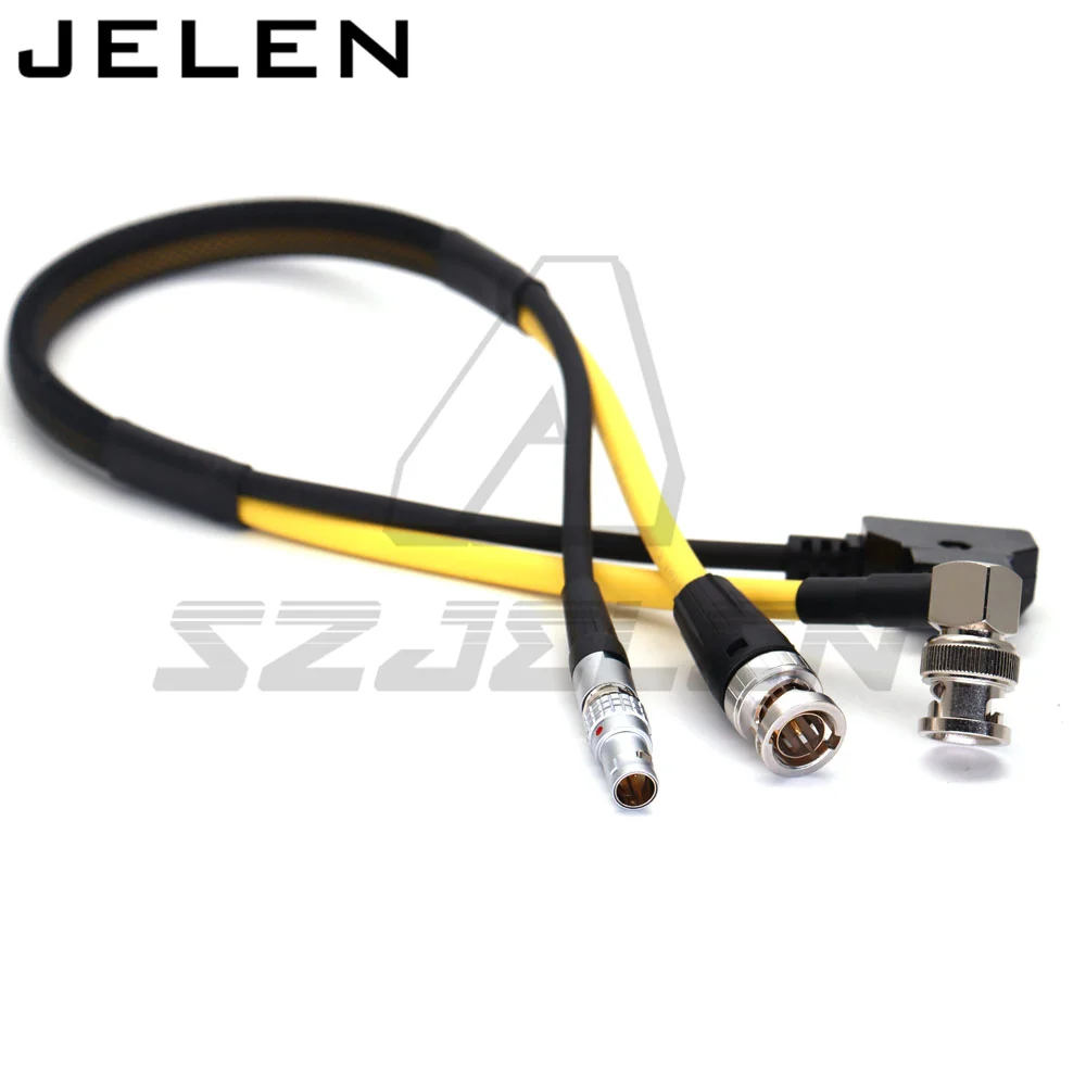 Kabel zasilający DTAP do 0B 2pin +SDI dla monitora SmaHD 703, Cine7, kabel SDI w jednym.