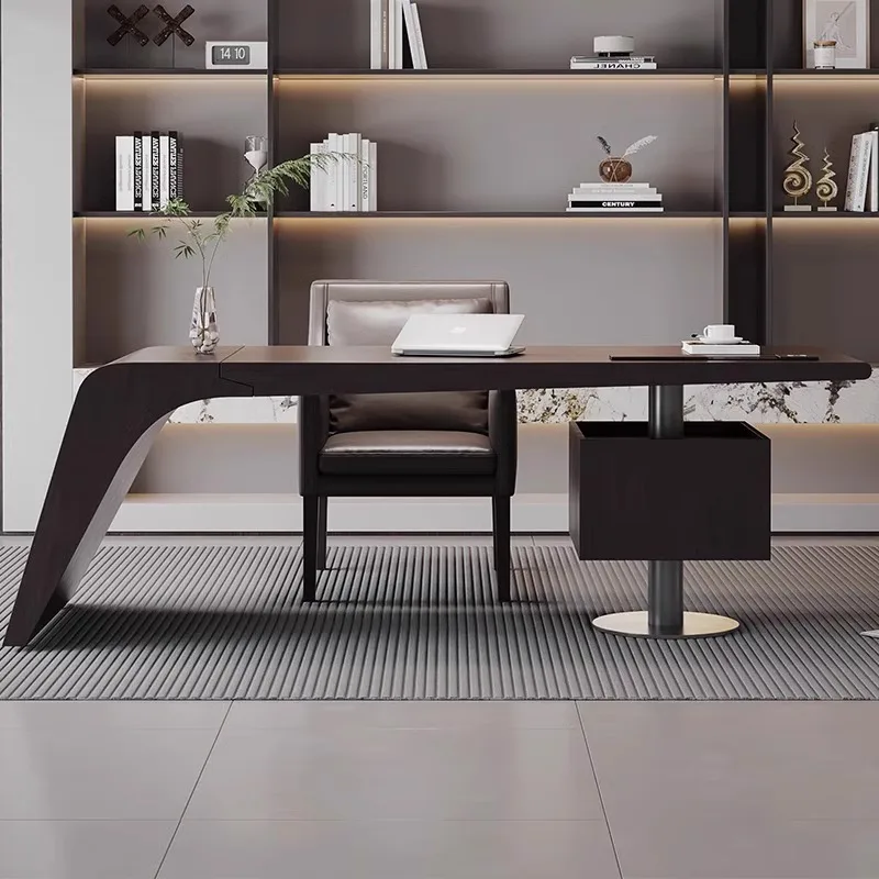 

Computer Modern Office Desk Drawer Executive Reception Crafts Office Desk Storage Minimalist Mesas Escritorio Trendy Furniture