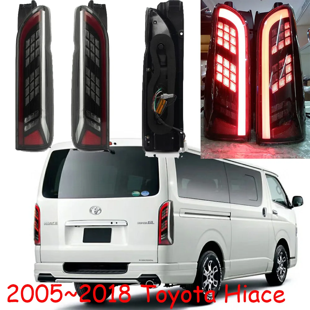 one set Car bumper lamp Tail Lights For Toyota Hiace Taillight 2005~2018year Led Tail Lights Fog lamp Hiace Rear Lamp