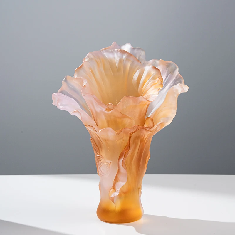 Latest Design Crystal Incense Burner Elegant Vase Home Decor
