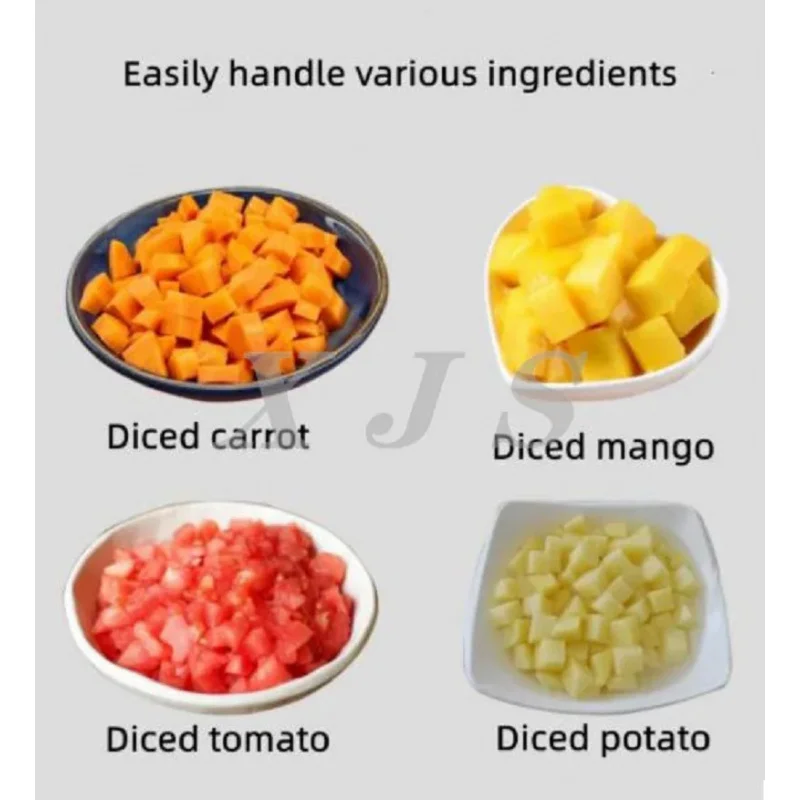 Commercial Automatic Electric Apple Onion Fruit Chopper Cutter Slicer Dicer Vegetable Cutting Machine