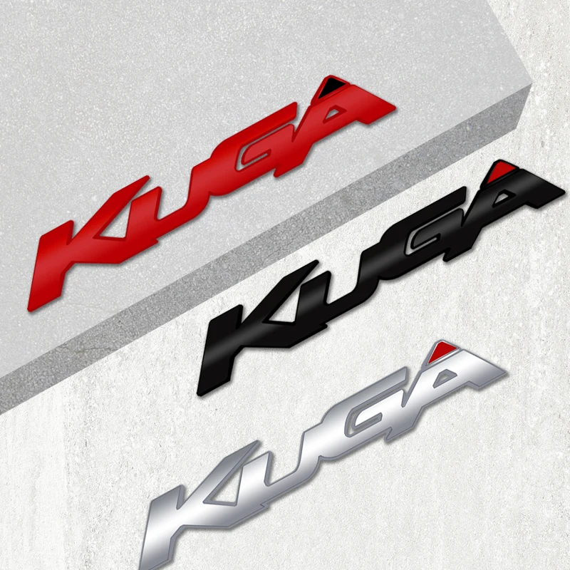 For Ford KUGA Lettering Car Sticker Emblem Metal Rear Badge Decal Adhesive Logo Letter Accessories Styling