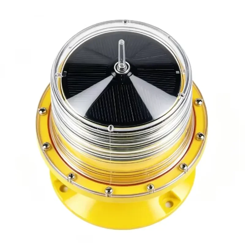 GS-JC/HB Solar Taxiway Edge Light, 20KM Wireless Remote Control Weatherproof Plastic Solar Light for Airport Heliport