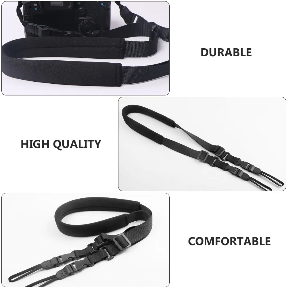 1Pcs Decompression Camera Neck Strap Adjustable Strong Nylon Shoulder Belt Universal Digital Camera Travel Strap