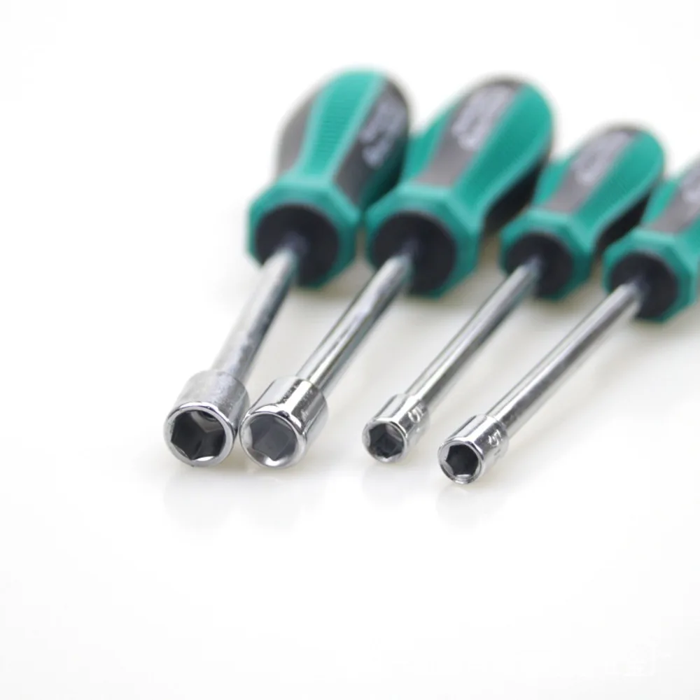 1 pcs Professional Manual Socket Wrench, 6mm/7mm/8mm/10mm, for Standard Screws of Chassis and Vehicles