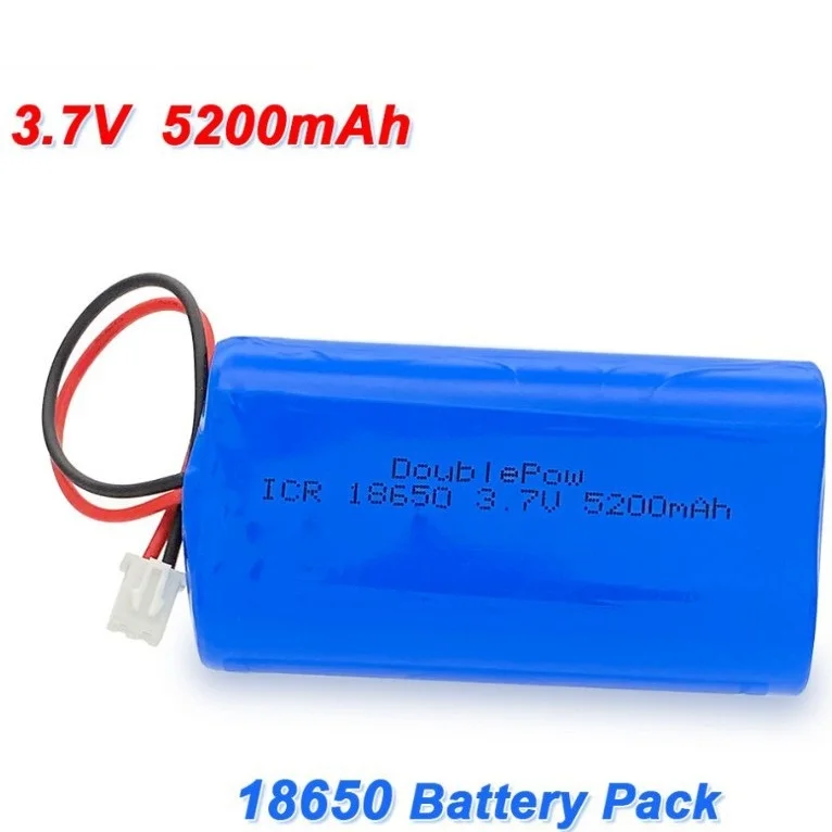 3.7 V 18650 lithium battery 3600/5200mAh Rechargeable battery pack megaphone speaker protection board