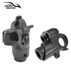 Single /Double Hole Scuba Diving Spearfishing Hunting Speargun Head Fish Spearfishing Muzzle Europe standard Amercian standard