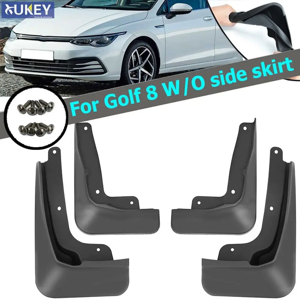 Auto-Kotflügel für VW Golf MK8 8 2020 2021 2022 2023, Schmutzfänger, Schmutzfänger, Spritzschutz, schmutzige Kotflügel-Verbreiterung vorne und hinten