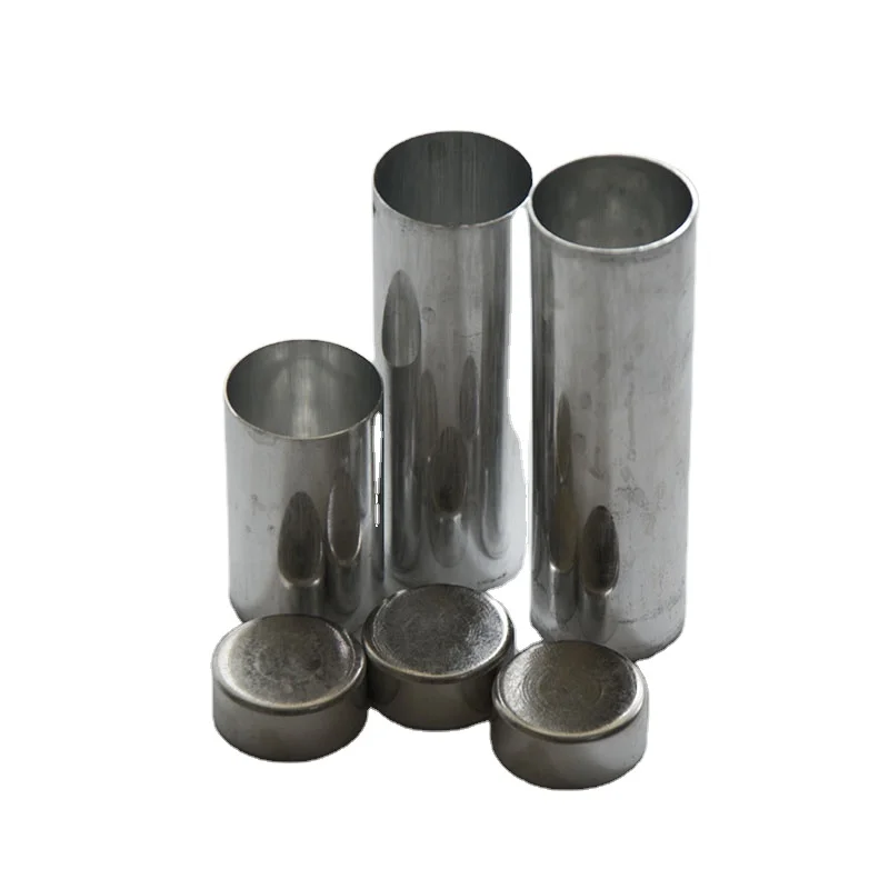 50pcs Lab Consumables Aluminium Tube for Flexible Valplast Material Empty Lab Cartridges.25*75/85/100/110/120mm