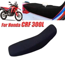 Motorcycle 3D Breathable Sunscreen Mesh Protecting Cushion Seat Cover For Honda CRF 300L CRF300L Rally Seat Cowl