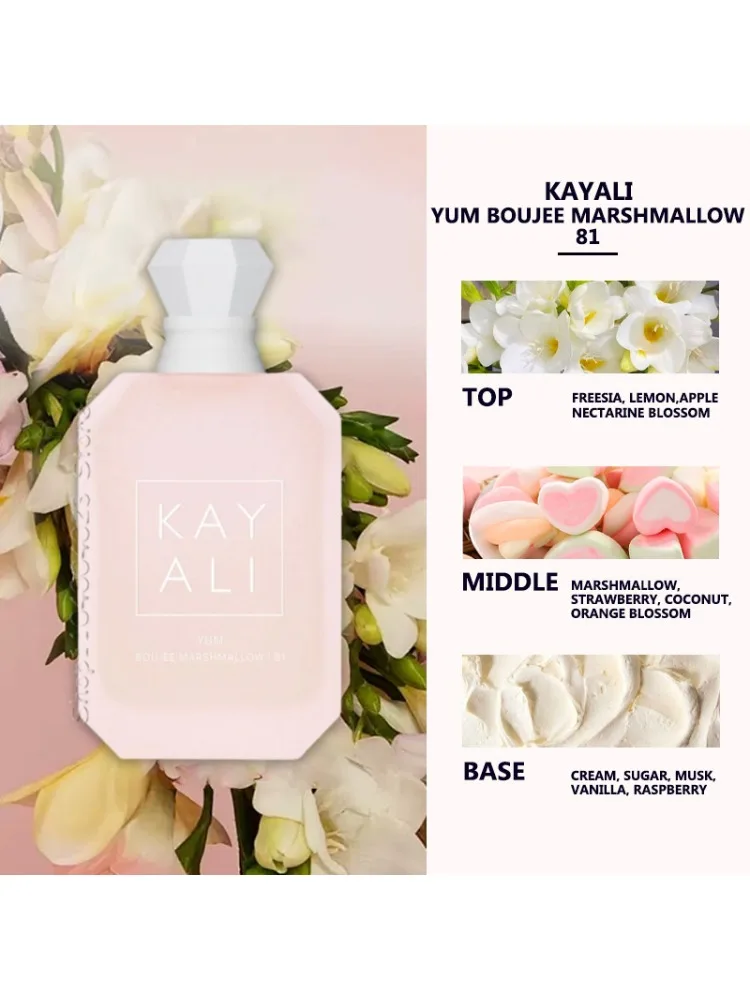 100ML KAYALI EDP Intense Spray Onweerstaanbare geuren met zoete fruitige bloemen Warme houtachtige geur Merkparfum voor unisex - afbeelding 2