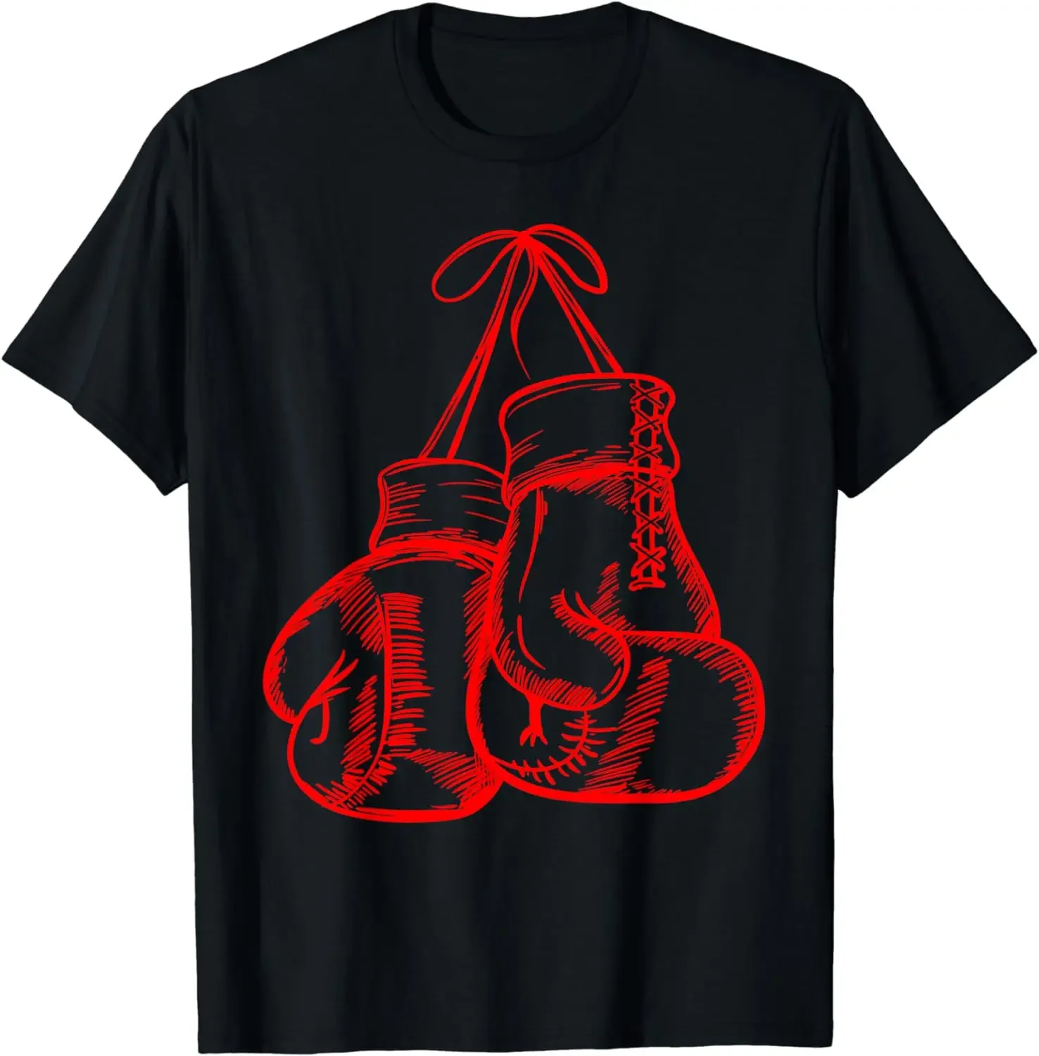 2026 New Summer Gift Retro Love Red Boxing Gloves Gifts Boxer Gift T-Shirt Men Clothing Streetwear Graphic T Shirts S-5xl